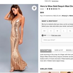 How to Wow Gold Sequin Maxi Dress from Lulu's
